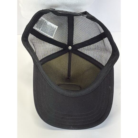 Vans Skeleton Flamingo Patch Trucker Hat Black White Mesh Snapback - Picture 7 of 8